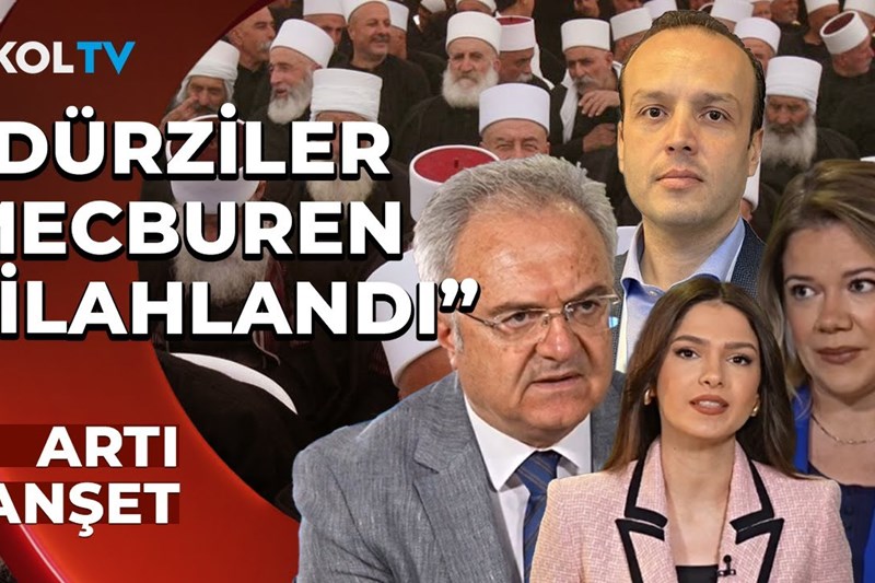 Doç. Dr. Tolga ÖZTÜRK, Ekol TV'de Dürzilerin Güncel Durumunu Yorumladı Doç. Dr. Tolga ÖZTÜRK, Ekol TV'de Dürzilerin Güncel Durumunu Yorumladı