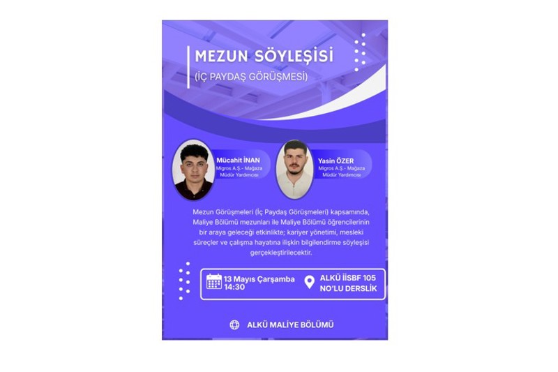 Mezun Söyleşileri: Kariyer Planlaması ve Sektör Tecrübeleri