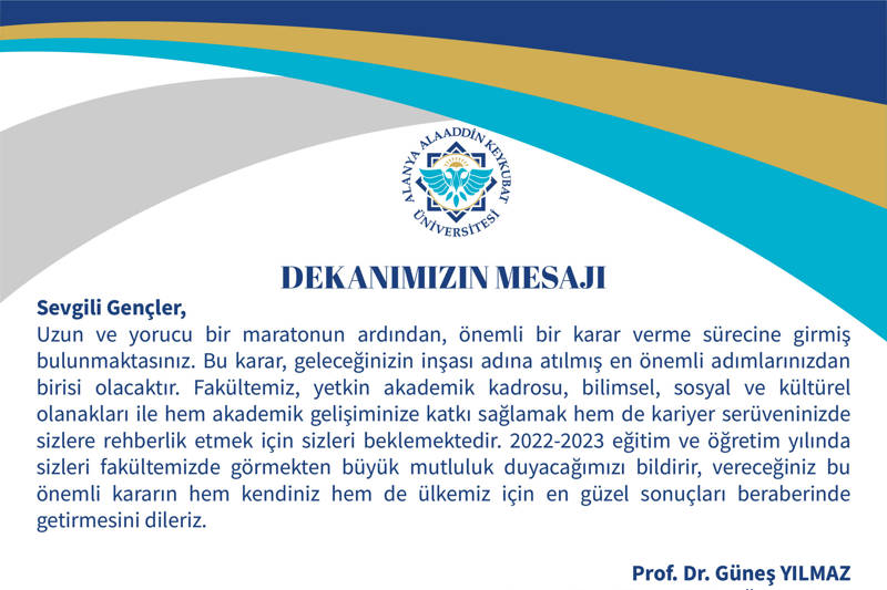 Sevgili Aday Öğrenciler
