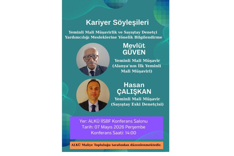 Kariyer Günleri: Yeminli Mali Müşavirlik ve Sayıştay Denetçiliği Mesleklerine Yönelik Bilgilendirme