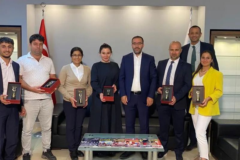 Türkiye Atletizm Federasyonu Başkanı Çintimar’a Ziyaret